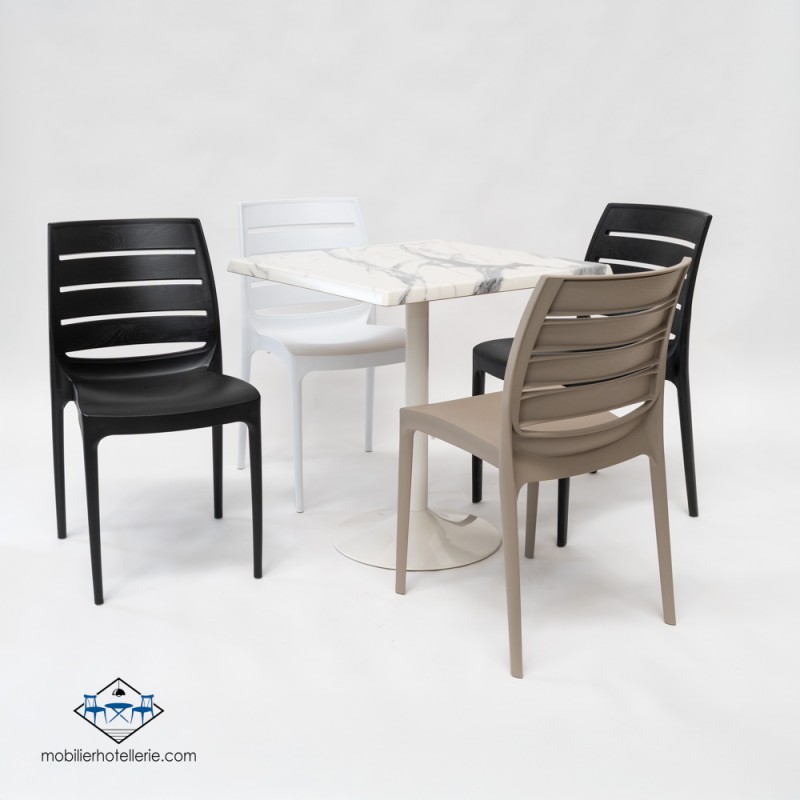 Chaise Hotellerie pas cher Carmen pas cher. Acheter Chaises en poly...
