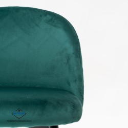 Chaise Velvet vert en velours chic pour l’hôtellerie