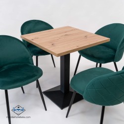 Chaise Velvet vert en velours chic pour l’hôtellerie