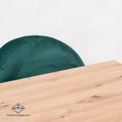 Chaise Velvet vert en velours chic pour l’hôtellerie
