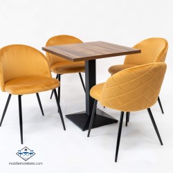 Table DANIELA pour hotellerie pas cher. Acheter Tables avec pied ce...