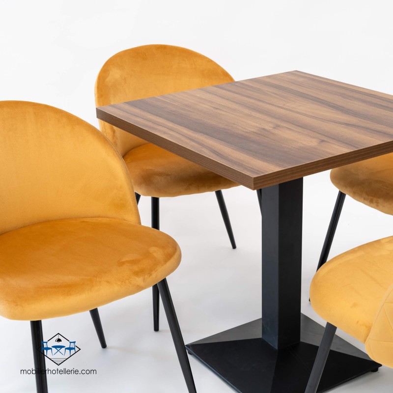 Table DANIELA pour hotellerie pas cher. Acheter Tables avec pied ce...