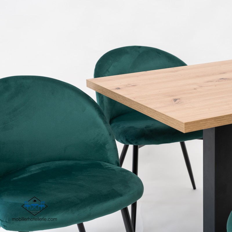 Plateaux bois de chêne haut de gamme pour l'hôtellerie