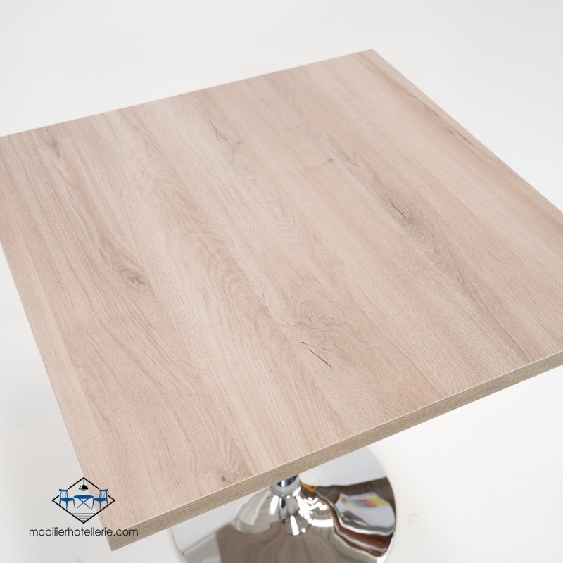 Plateau bois cendre résistant pour tables de restaurant