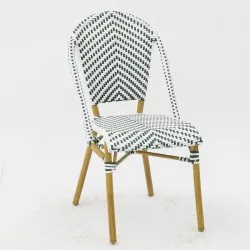 Chaise Parisien pour Hotellerie Vert et Blanc pas cher. Acheter Cha...