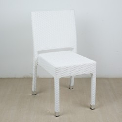CHAISE NEW FUENGIROLA BLANC pas cher. Acheter Chaises en rotin et o...