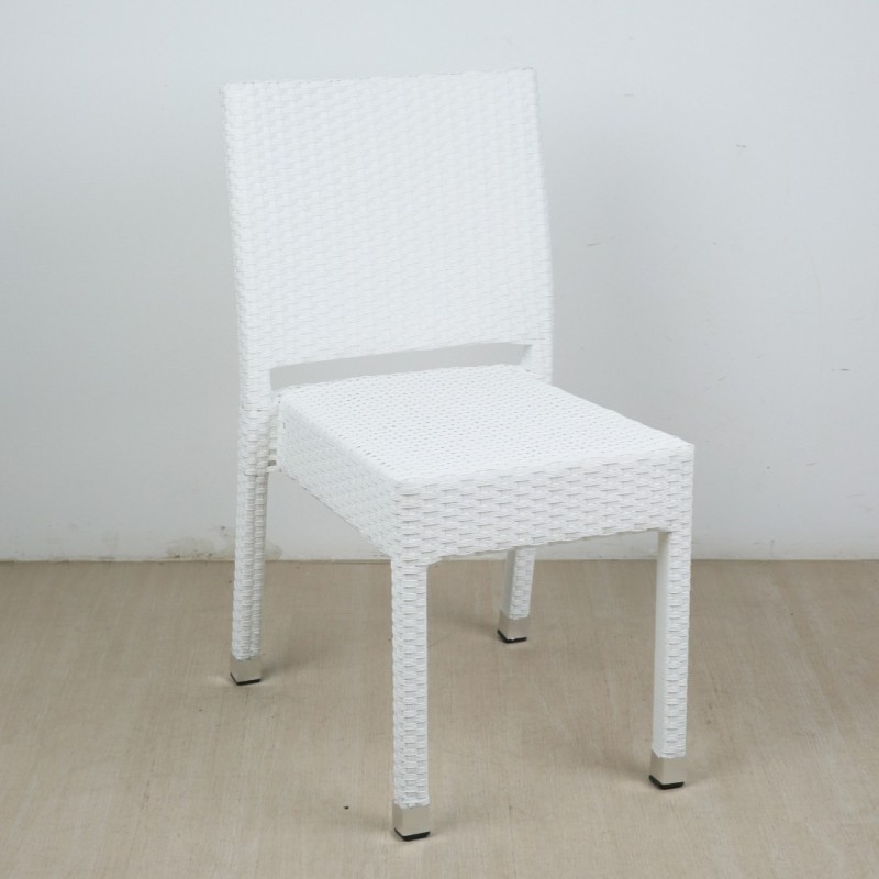CHAISE NEW FUENGIROLA BLANC pas cher. Acheter Chaises en rotin et o...