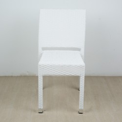 CHAISE NEW FUENGIROLA BLANC pas cher. Acheter Chaises en rotin et o...