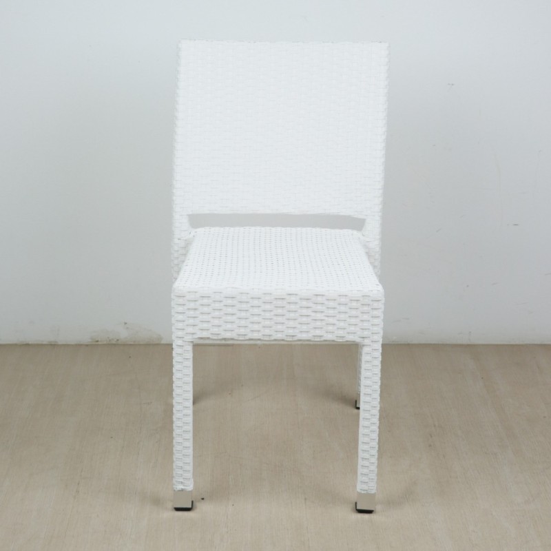 CHAISE NEW FUENGIROLA BLANC pas cher. Acheter Chaises en rotin et o...