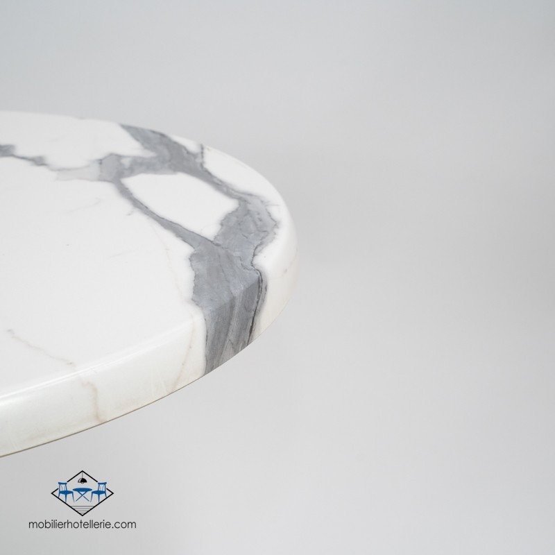 Plateau werzalit marbre blanc