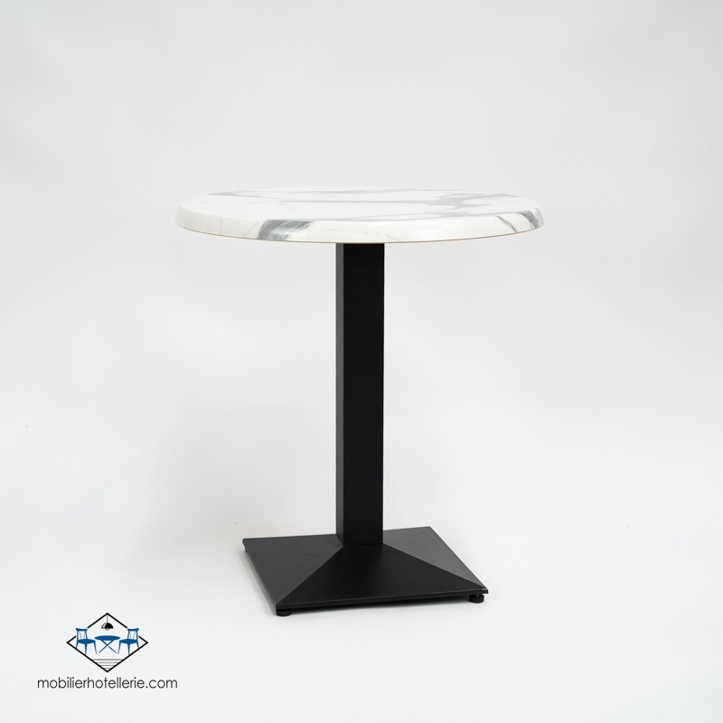 TABLE DANIELA ROND EXTERIEUR pied noir