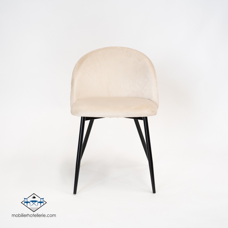 Chaise VELVET BEIGE