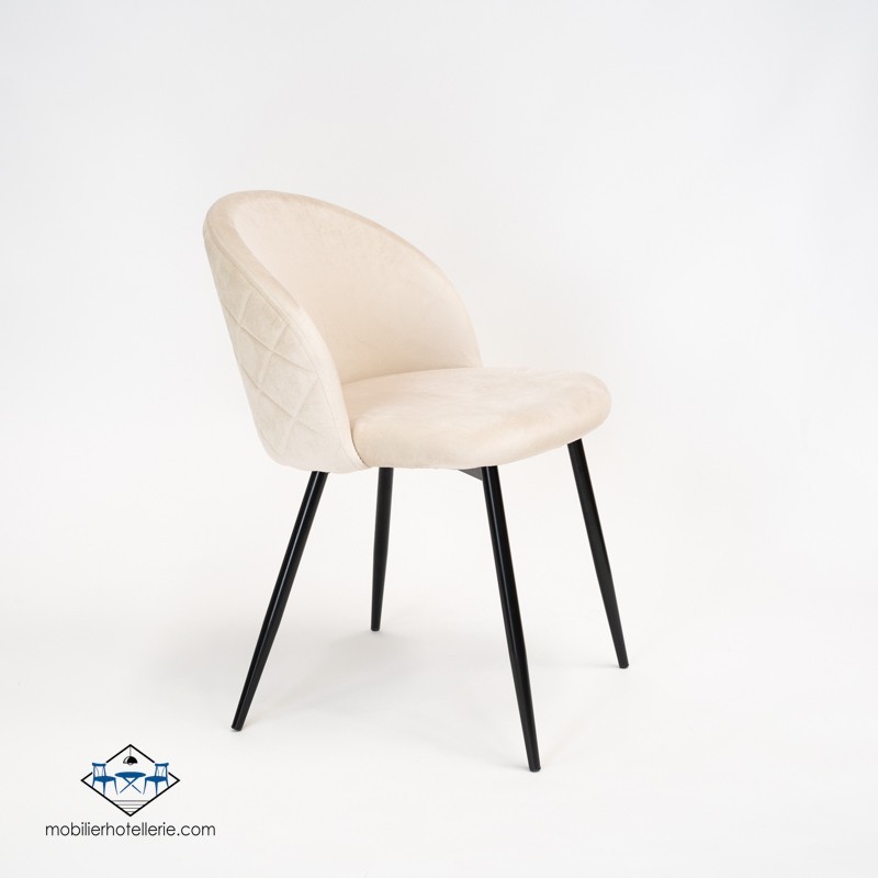 Chaise VELVET BEIGE