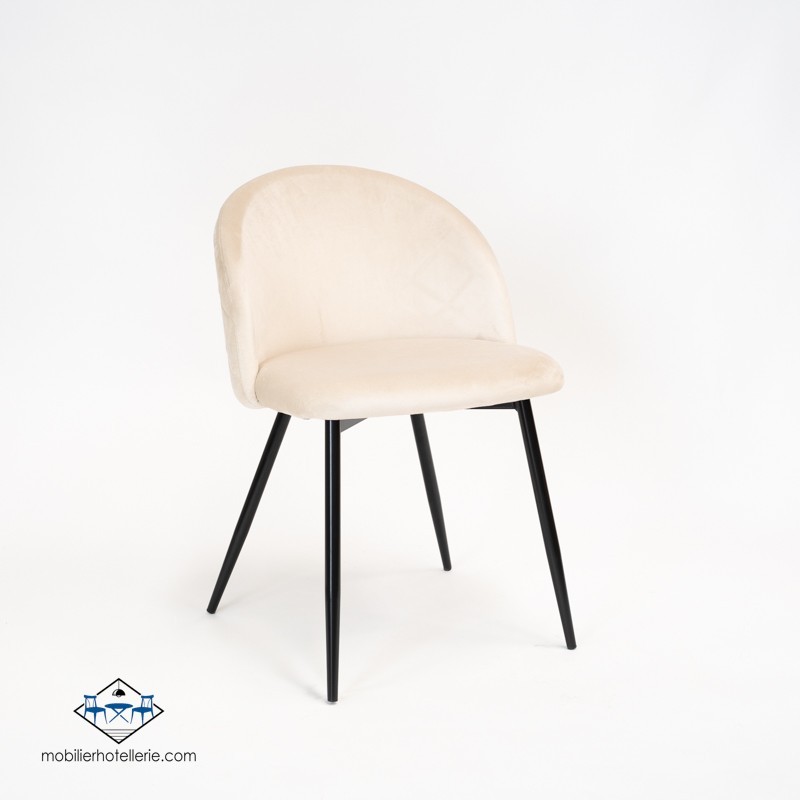 Chaise VELVET BEIGE