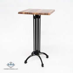 Table haute Viena avec un design soignée et élégant