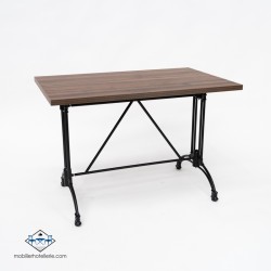 TABLE VIENA RECTANGULAIRE INTERIEUR pied noir