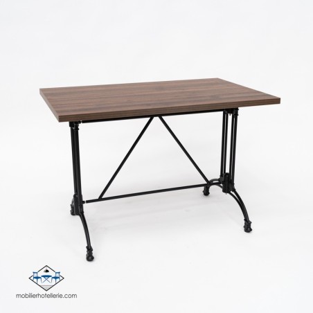 TABLE VIENA RECTANGULAIRE INTERIEUR pied noir