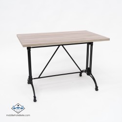 TABLE VIENA RECTANGULAIRE INTERIEUR pied noir