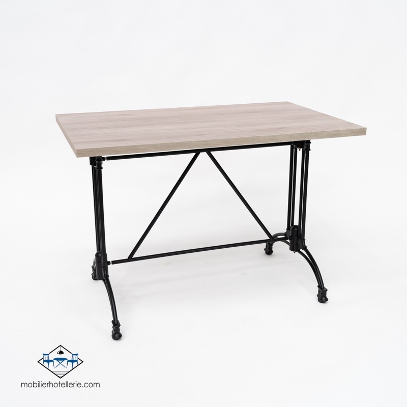 TABLE VIENA RECTANGULAIRE INTERIEUR pied noir