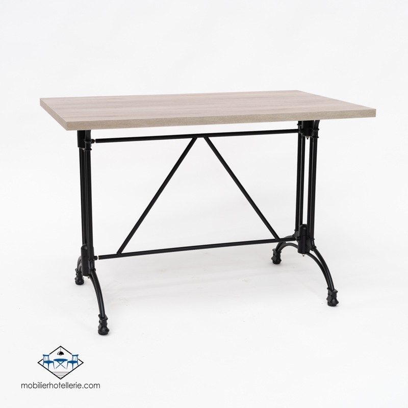 TABLE VIENA RECTANGULAIRE INTERIEUR pied noir