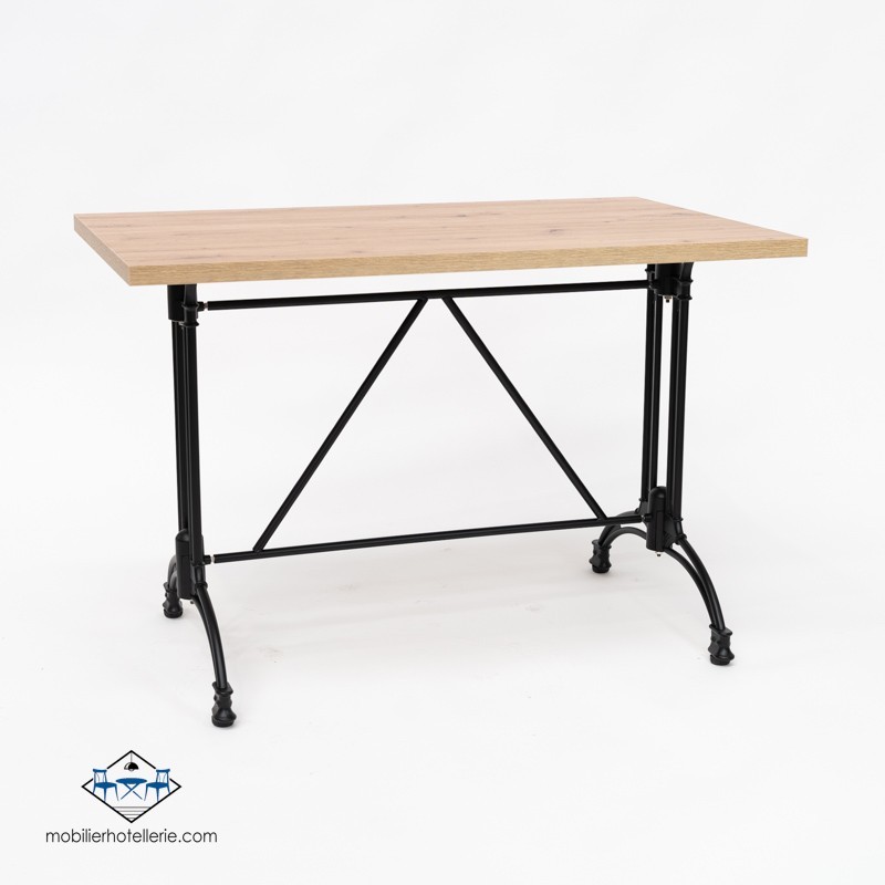 TABLE VIENA RECTANGULAIRE INTERIEUR pied noir