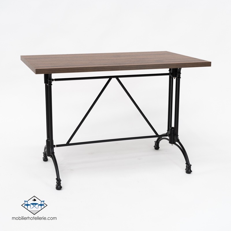 TABLE VIENA RECTANGULAIRE INTERIEUR pied noir