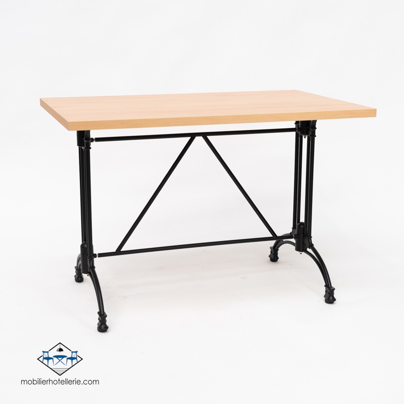 TABLE VIENA RECTANGULAIRE INTERIEUR pied noir