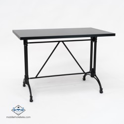 TABLE VIENA RECTANGULAIRE INTERIEUR pied noir