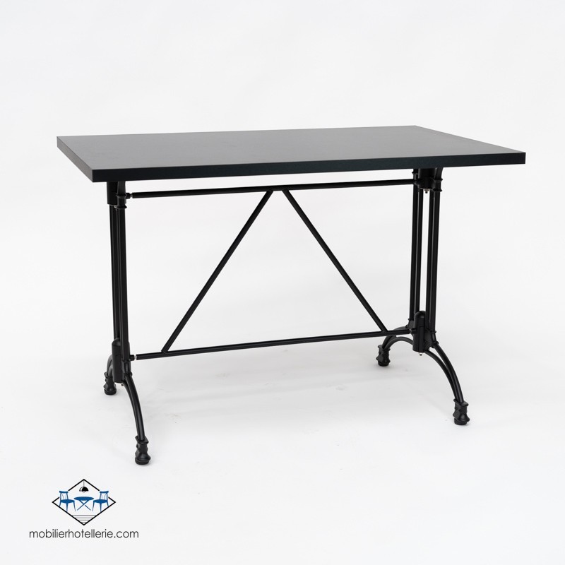 TABLE VIENA RECTANGULAIRE INTERIEUR pied noir
