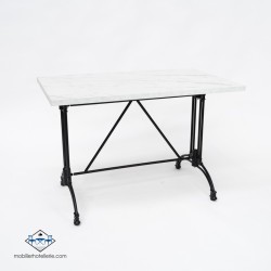 TABLE VIENA RECTANGULAIRE INTERIEUR pied noir
