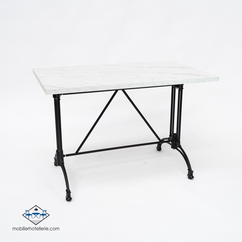 TABLE VIENA RECTANGULAIRE INTERIEUR pied noir