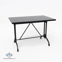 TABLE VIENA RECTANGULAIRE INTERIEUR pied noir