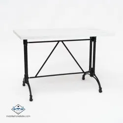 TABLE VIENA RECTANGULAIRE INTERIEUR pied noir