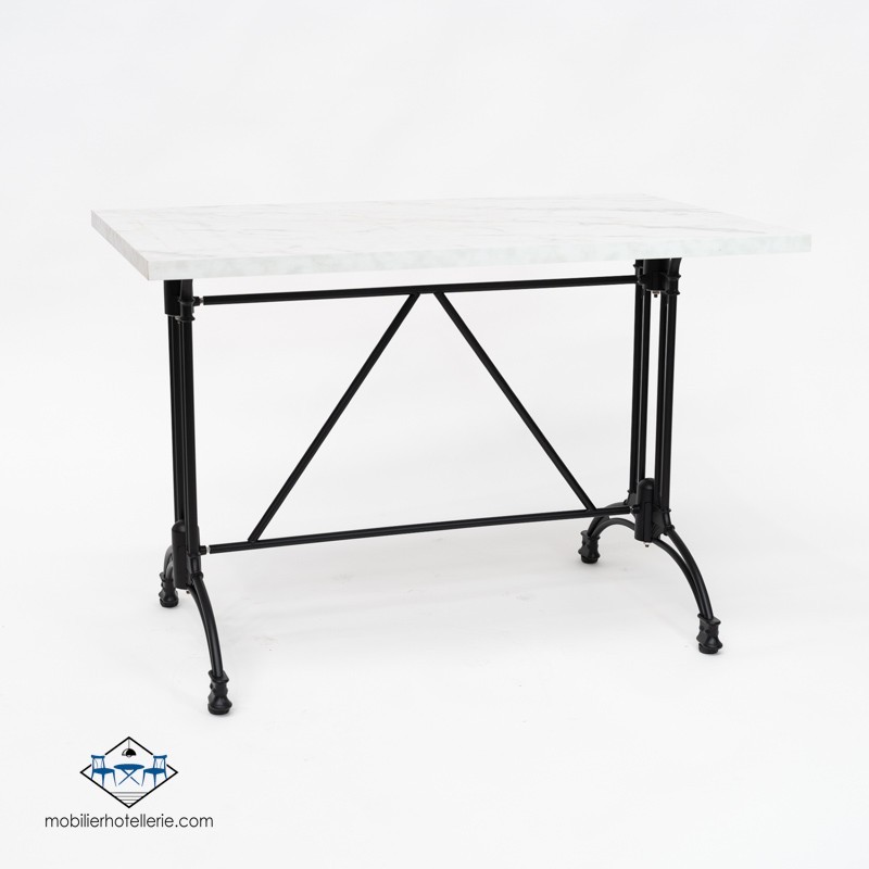 TABLE VIENA RECTANGULAIRE INTERIEUR pied noir