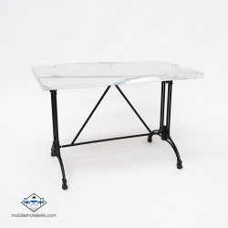 TABLE VIENA RECTANGULAIRE EXTERIEUR pied noir