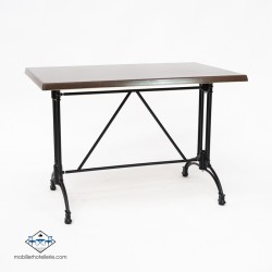 TABLE VIENA RECTANGULAIRE EXTERIEUR pied noir