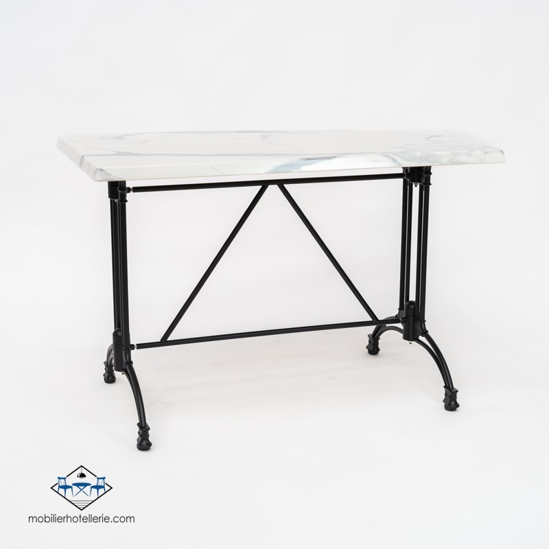 TABLE VIENA RECTANGULAIRE EXTERIEUR pied noir
