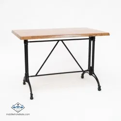 TABLE VIENA RECTANGULAIRE EXTERIEUR pied noir