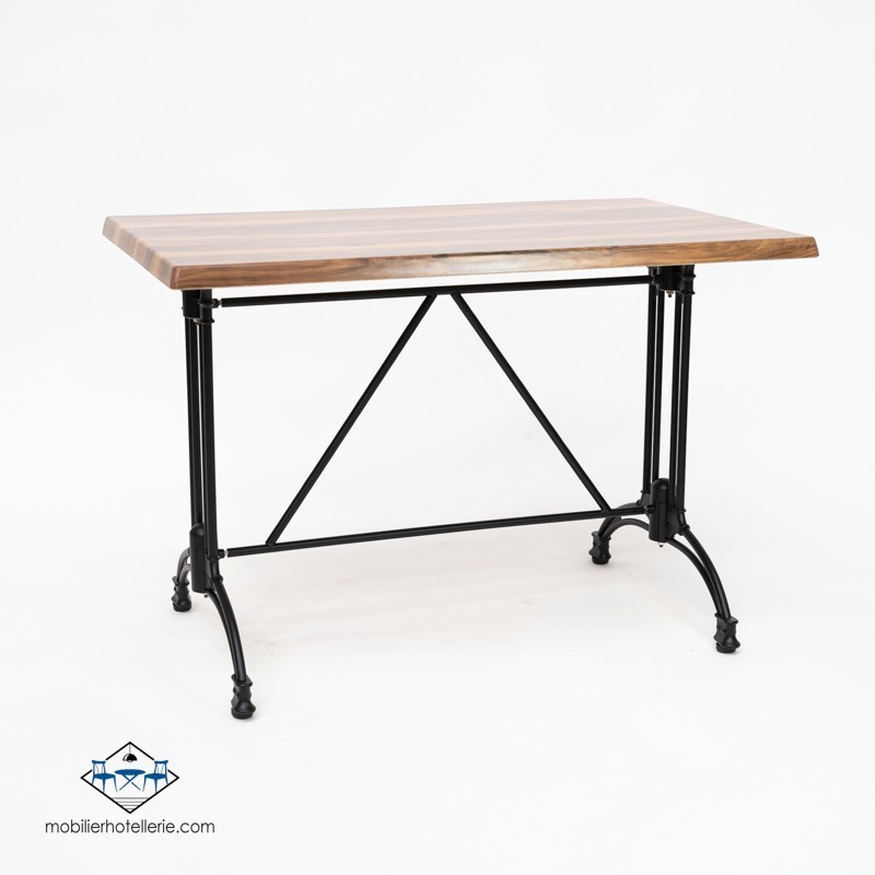 TABLE VIENA RECTANGULAIRE EXTERIEUR pied noir