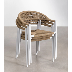 Fauteuil FORMENTERA NEW armature blanc