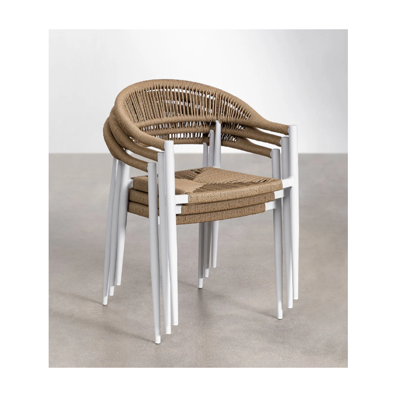 Fauteuil FORMENTERA NEW armature blanc