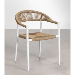 Fauteuil FORMENTERA NEW armature blanc