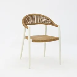 Fauteuil FORMENTERA NEW armature blanc
