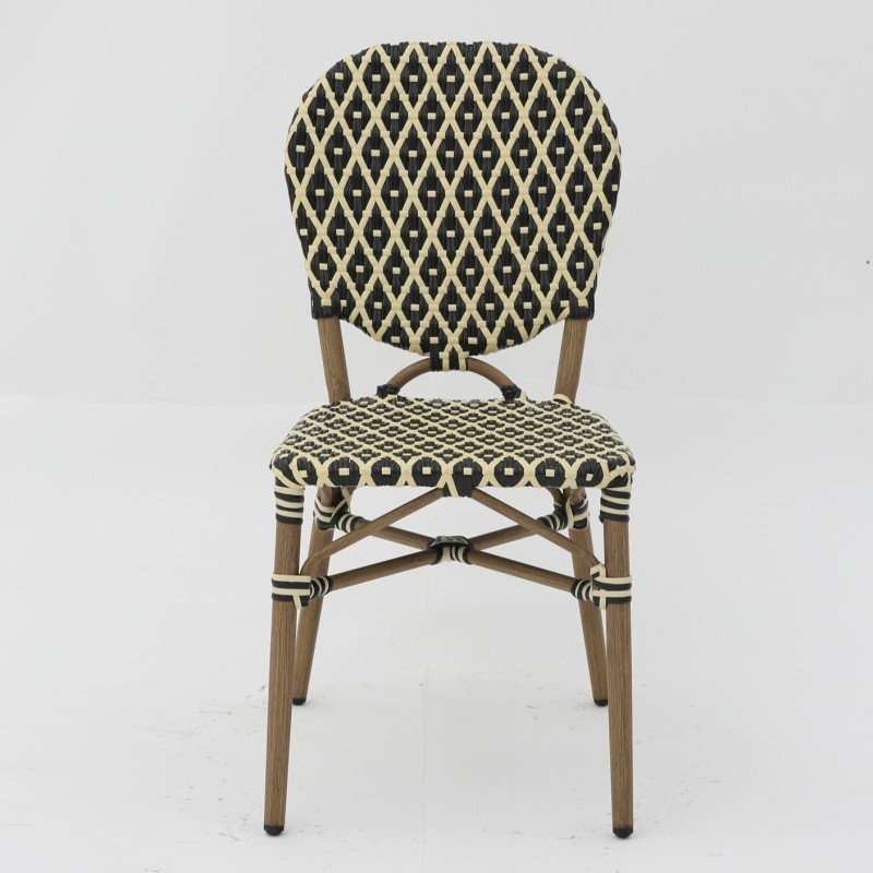 Chaise VIÑALES NOIR ET SABLE
