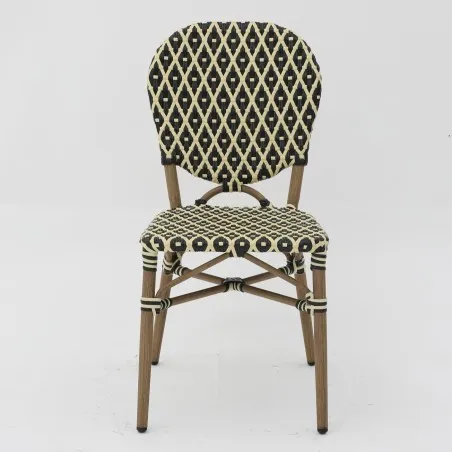 Chaise VIÑALES NOIR ET SABLE
