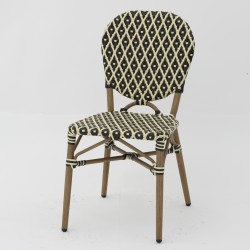 Chaise VIÑALES NOIR ET SABLE