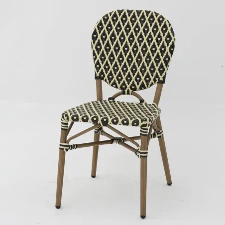 Chaise VIÑALES NOIR ET SABLE