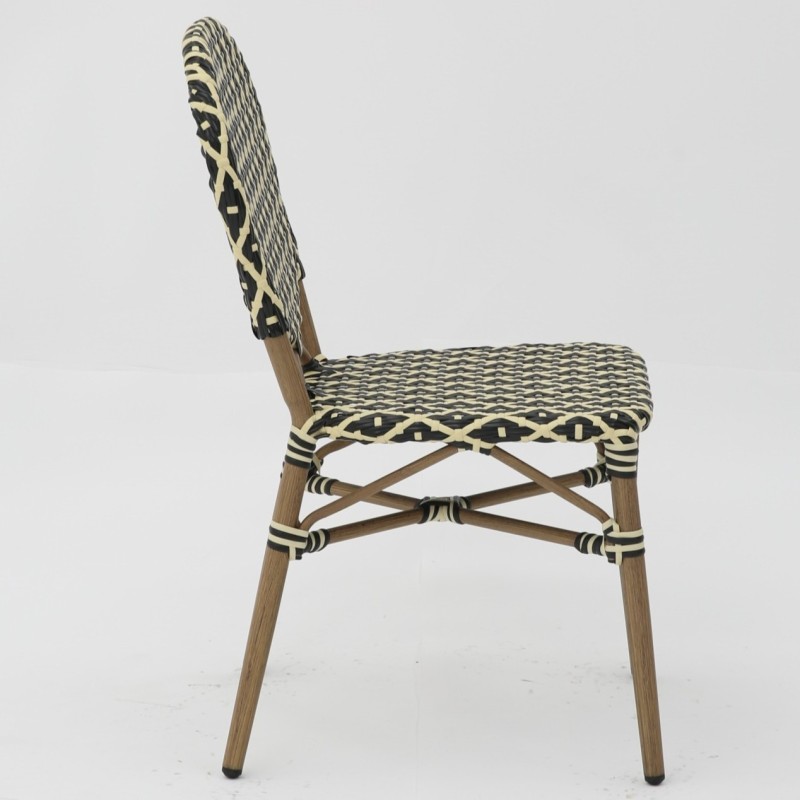 Chaise VIÑALES NOIR ET SABLE