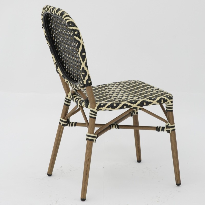 Chaise VIÑALES NOIR ET SABLE