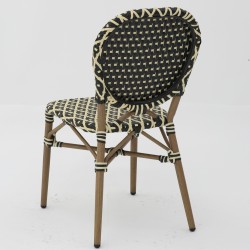 Chaise VIÑALES NOIR ET SABLE